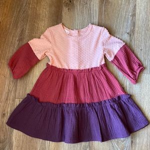 Bonnie Jean Girls Boho Cotton Dress